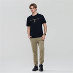 Giordano Men's Slim Taper French Terry Jogger With Elastic Waist - first_variant_option_2 Premium Joggers for Giordano