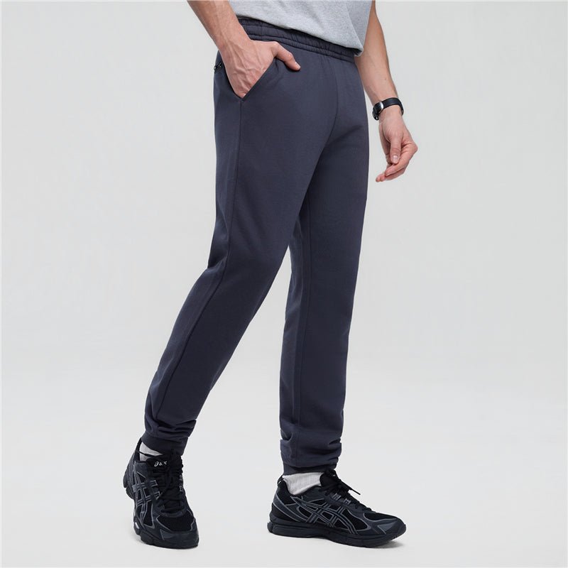 Giordano Men's Slim Taper French Terry Jogger With Elastic Waist - Premium Joggers