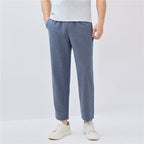 Giordano Men’s Slim Taper Linen Cotton Crop Pants - first_variant_option_2 Premium Pants for Giordano