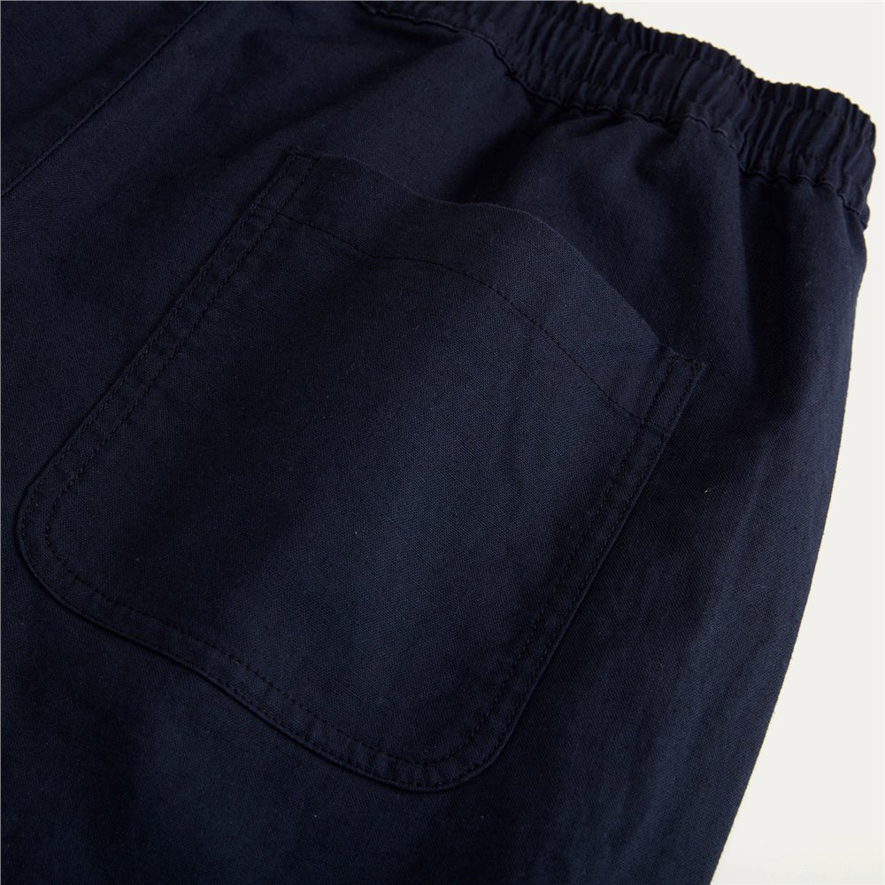 Giordano Men’s Slim Taper Linen Cotton Crop Pants - first_variant_option_2 Premium Pants for Giordano