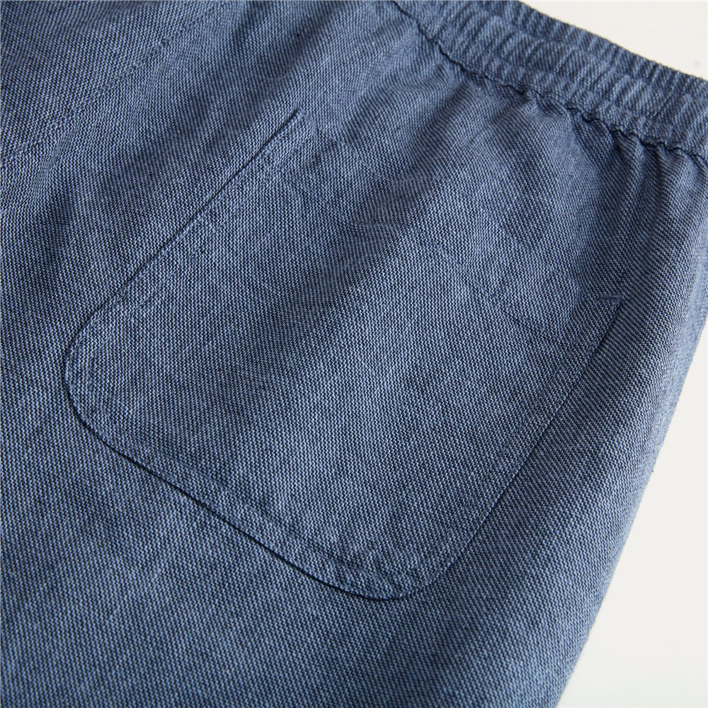 Giordano Men’s Slim Taper Linen Cotton Crop Pants - first_variant_option_2 Premium Pants for Giordano