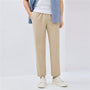 Giordano Men’s Slim Taper Linen Cotton Crop Pants - first_variant_option_2 Premium Pants for Giordano