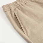 Giordano Men’s Slim Taper Linen Cotton Crop Pants - first_variant_option_2 Premium Pants for Giordano