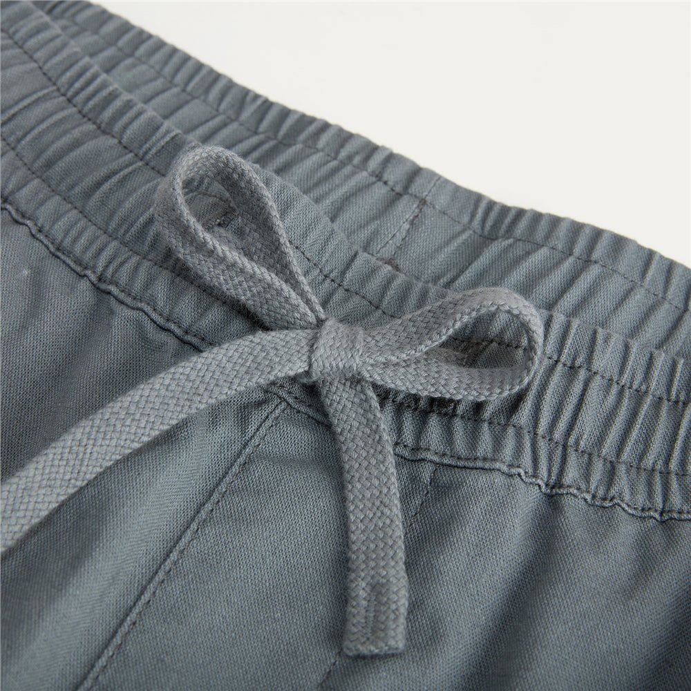 Giordano Men’s Slim Taper Linen Cotton Crop Pants - first_variant_option_2 Premium Pants for Giordano