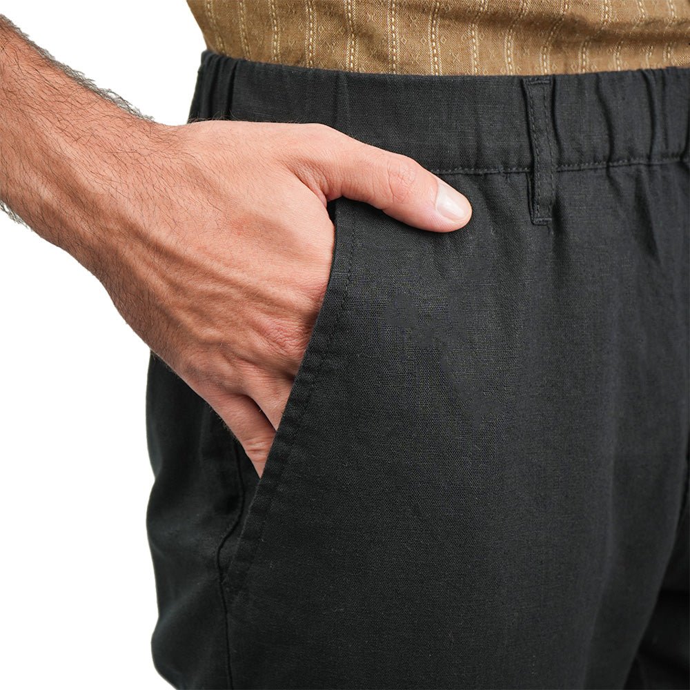 Giordano Men's Slim Taper Linen Cotton Khakis - Premium Pants