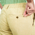 Giordano Men's Slim Taper Linen Cotton Khakis - first_variant_option_2 Premium Pants for Giordano