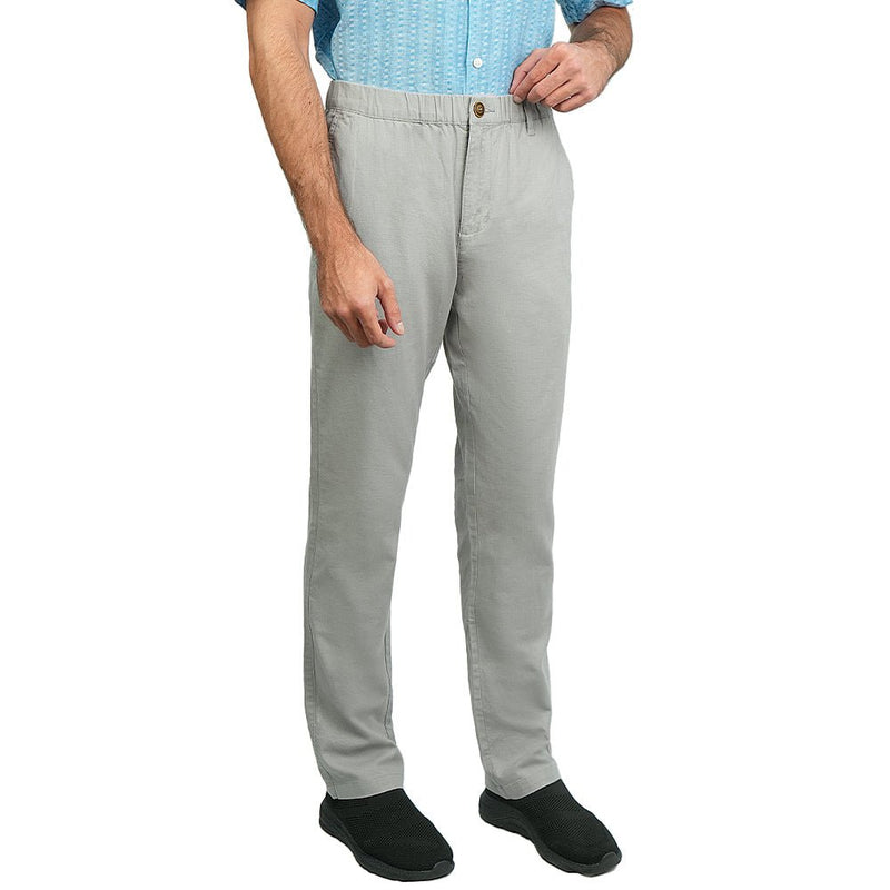 Giordano Men's Slim Taper Linen Cotton Khakis - first_variant_option_2 Premium Pants for Giordano