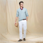 Giordano Men's Slim Taper Linen Cotton Khakis - first_variant_option_2 Premium Pants for Giordano