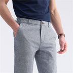 Giordano Men’s Slim Taper Linen Cotton Pants - first_variant_option_2 Premium Pants for Giordano