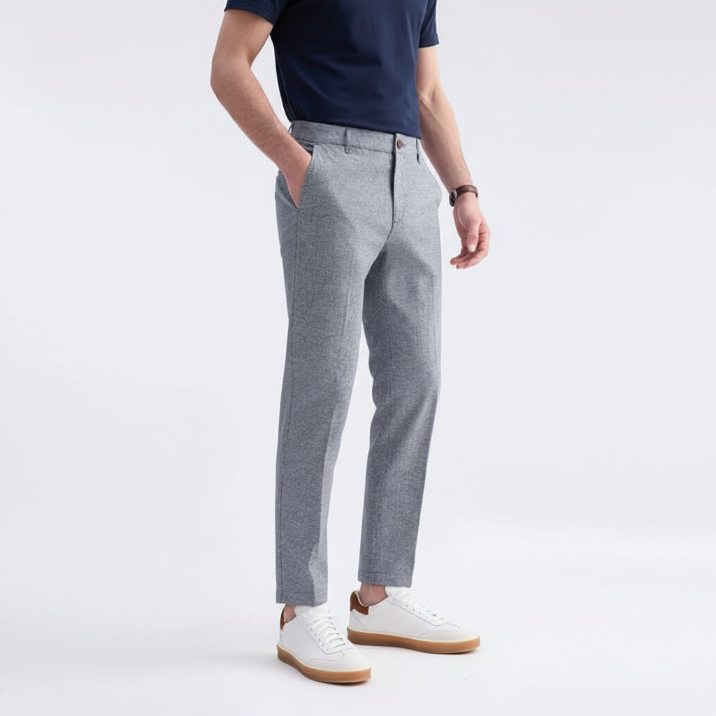 Giordano Men’s Slim Taper Linen Cotton Pants - first_variant_option_2 Premium Pants for Giordano