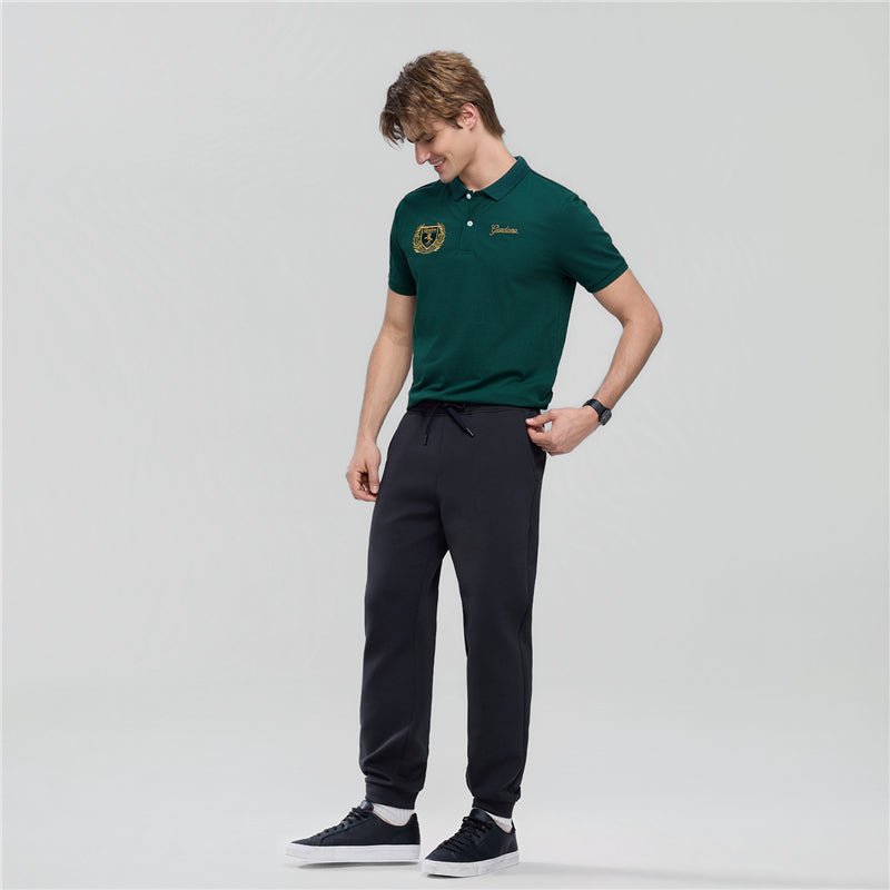 Giordano Men's Slim Tapered Air Double Knit Joggers - first_variant_option_2 Premium Joggers for Giordano