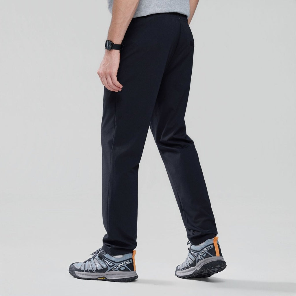 Giordano Men’s Slim Tapered Interlock Jogger with Elastic Waist - Premium Joggers