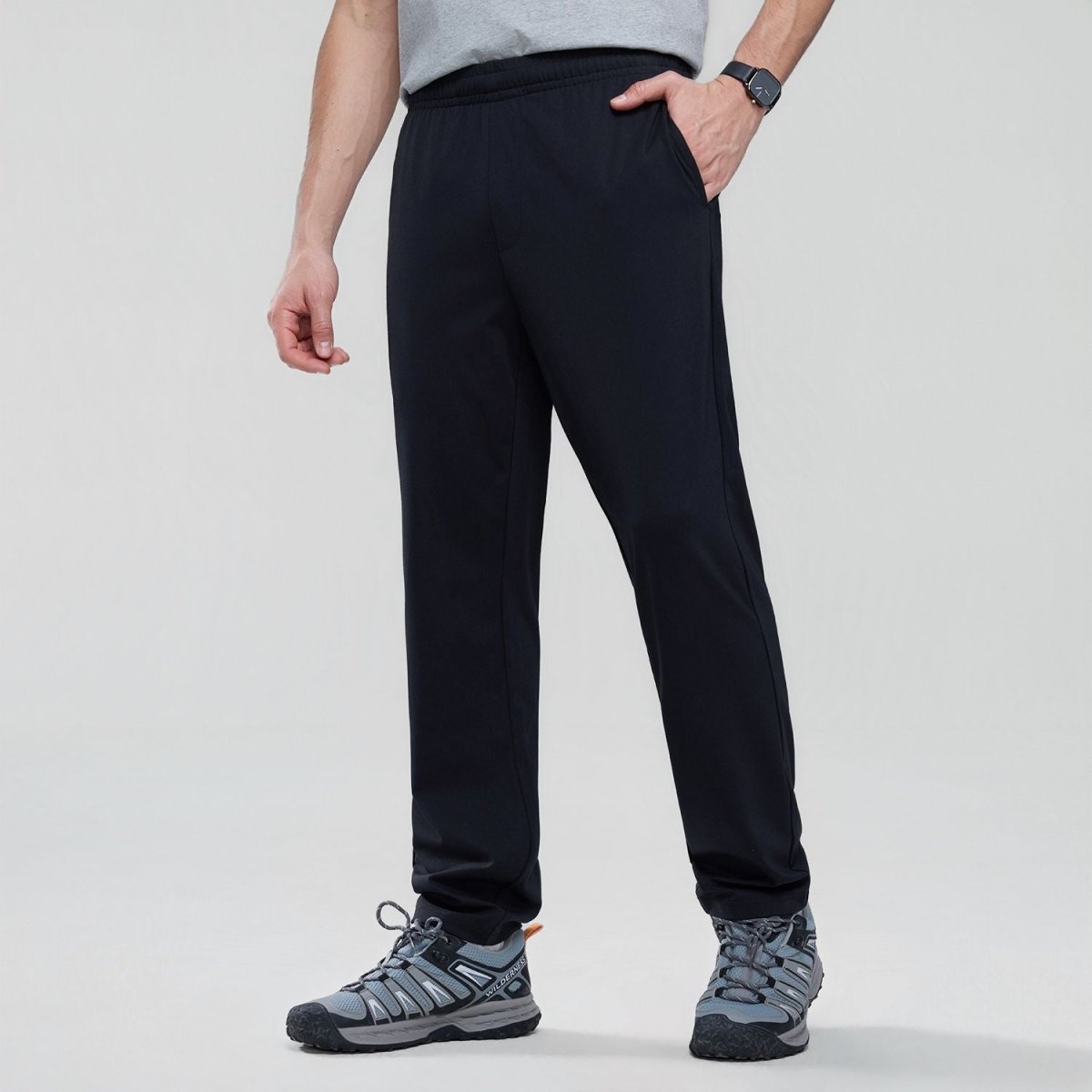 Giordano Men’s Slim Tapered Interlock Jogger with Elastic Waist - first_variant_option_2 Premium Joggers for Giordano