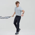 Giordano Men’s Slim Tapered Interlock Jogger with Elastic Waist - Premium Joggers