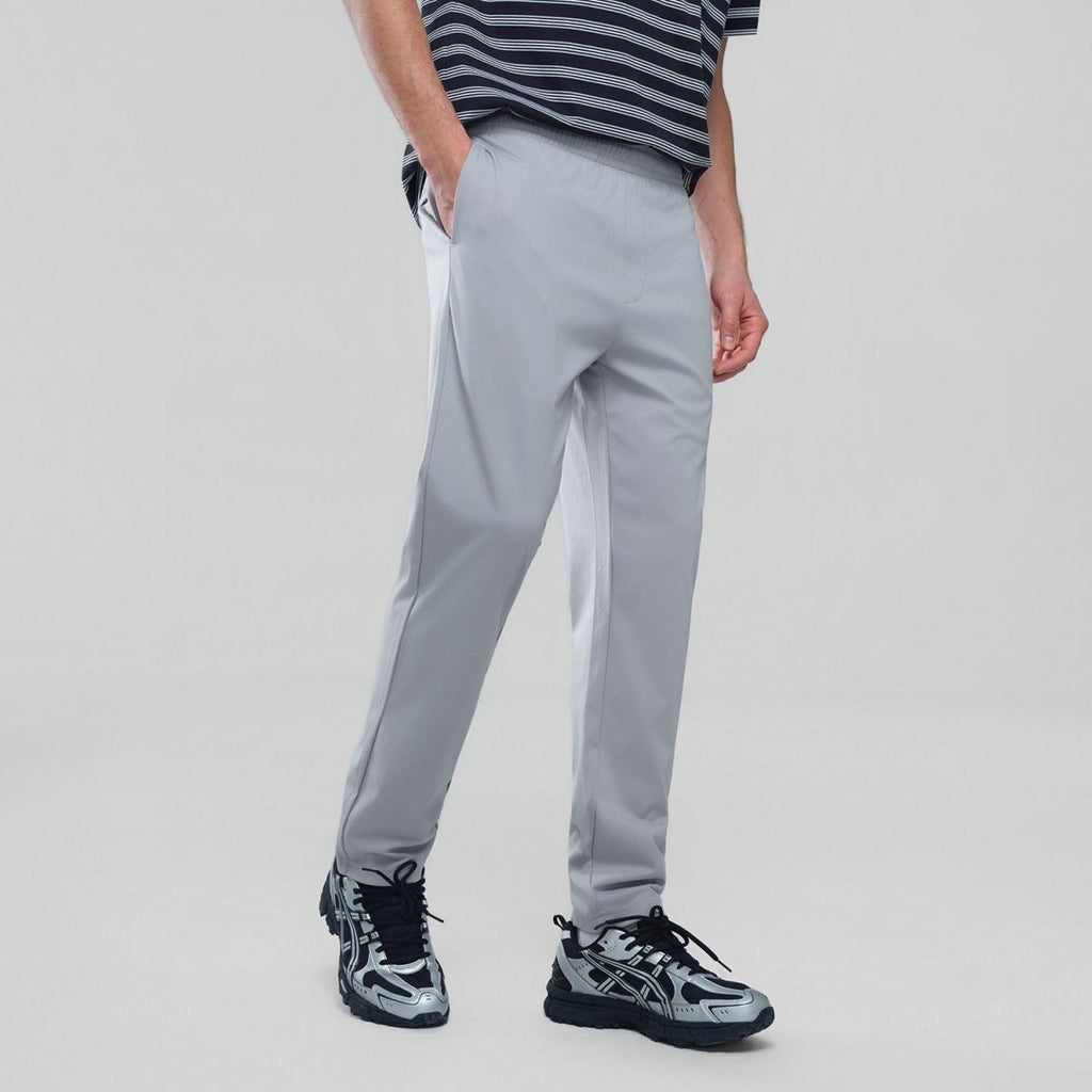 Giordano Men’s Slim Tapered Interlock Jogger with Elastic Waist - Premium Joggers