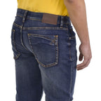 Giordano Men's Slim Tapered Jeans: Low Rise, Denim Stretch - Premium Jeans