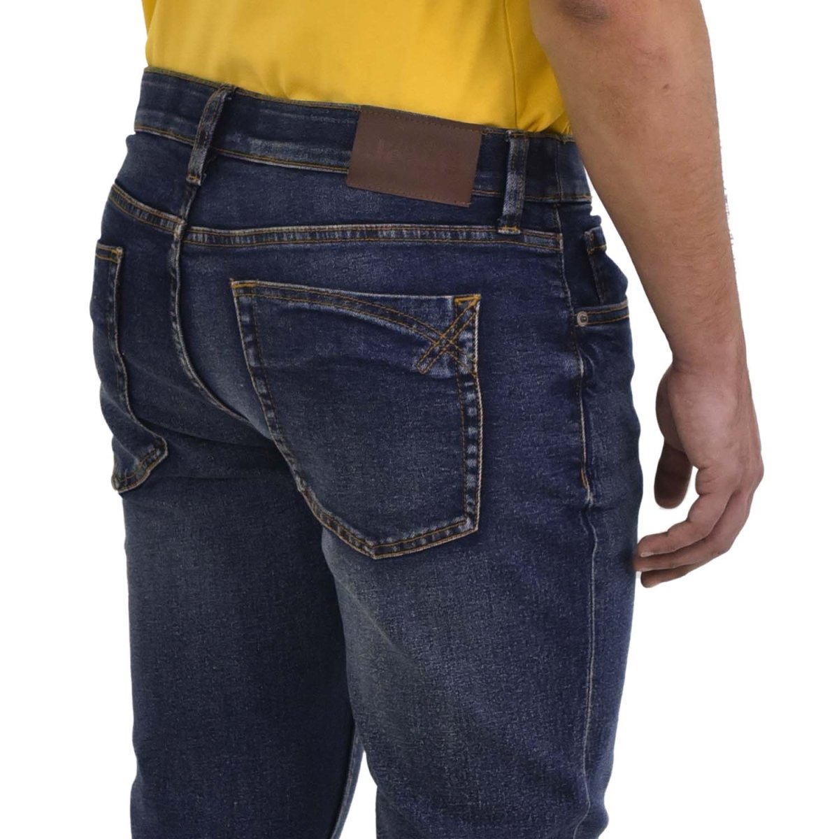 Giordano Men's Slim Tapered Jeans: Low Rise, Denim Stretch - Premium Jeans