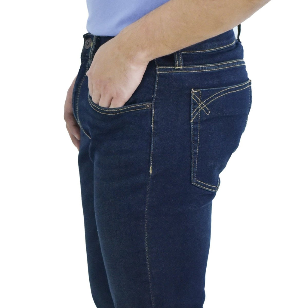 Giordano Men's Slim Tapered Jeans: Low Rise, Denim Stretch - Premium Jeans
