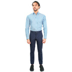 Giordano Men’s Slim Tapered Stretch Twill Khakis with Elastic Waist - first_variant_option_2 Premium Pants for Giordano
