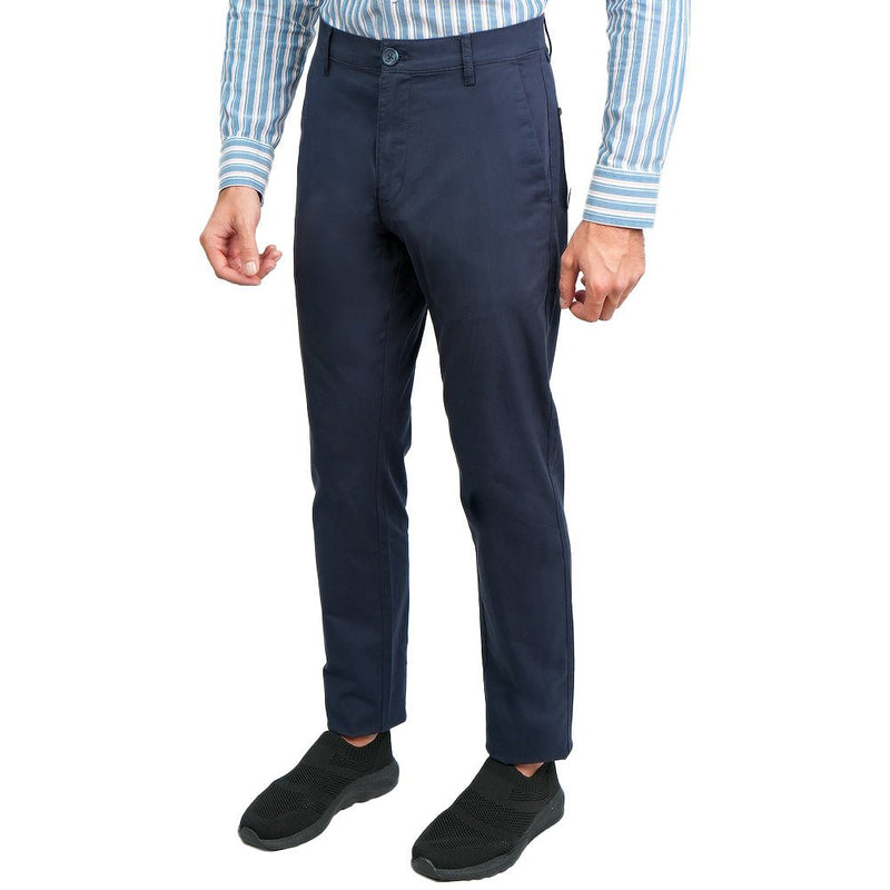 Giordano Men’s Slim Tapered Stretch Twill Khakis with Elastic Waist - first_variant_option_2 Premium Pants for Giordano
