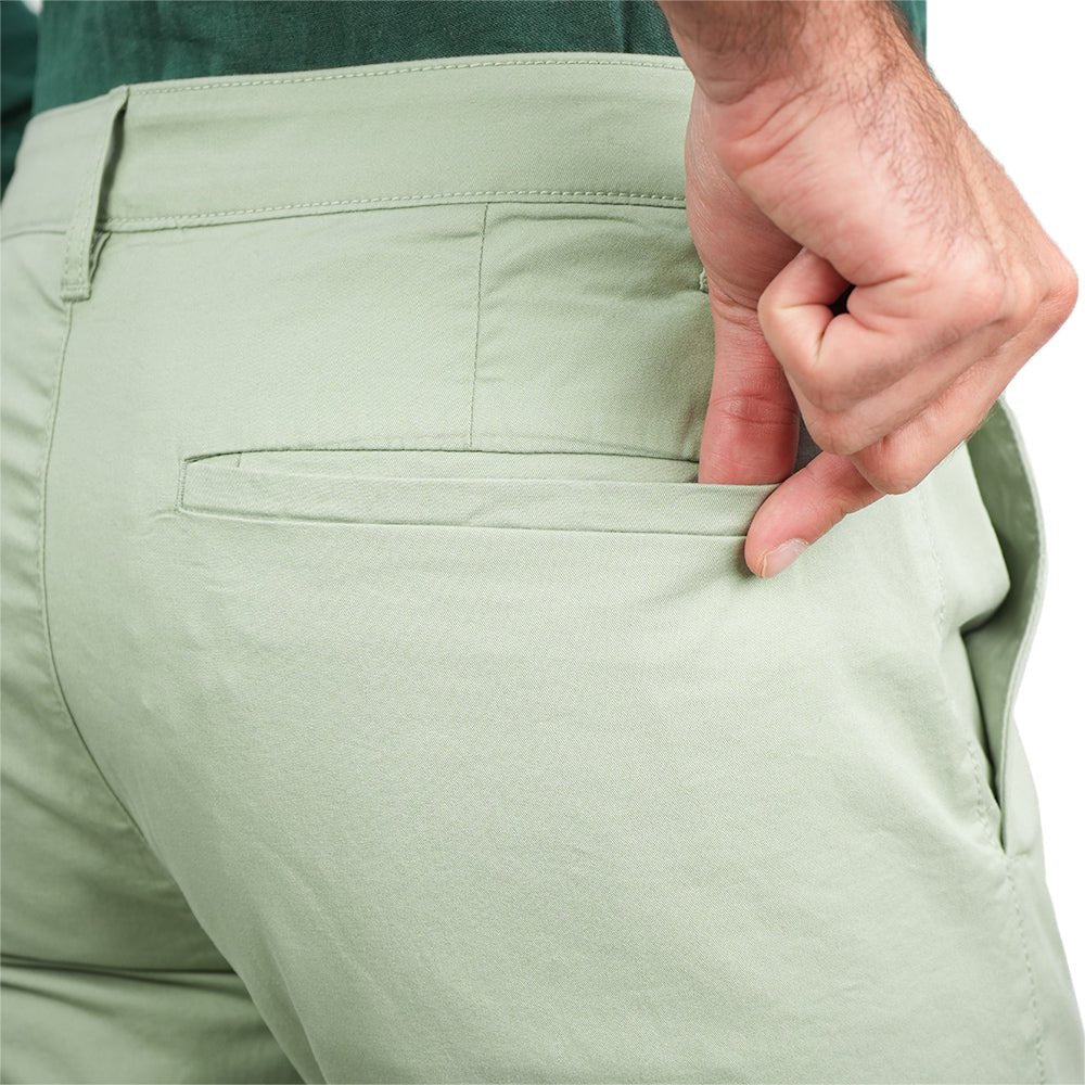 Giordano Men’s Slim Tapered Stretch Twill Khakis with Elastic Waist - first_variant_option_2 Premium Pants for Giordano