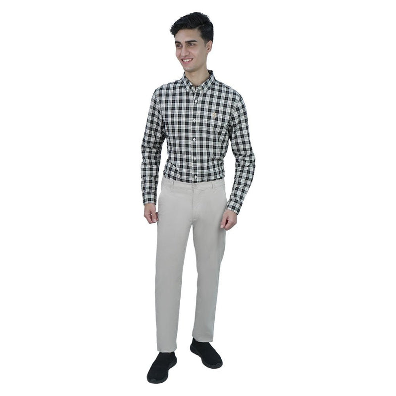 Giordano Men’s Slim Tapered Stretch Twill Khakis with Elastic Waist - Premium Pants