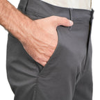 Giordano Men’s Slim Tapered Stretch Twill Khakis with Elastic Waist - first_variant_option_2 Premium Pants for Giordano