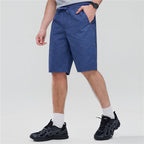 Giordano Men’s Slim Twill Bermuda Shorts with Elastic Waist - first_variant_option_2 Premium Shorts for Giordano