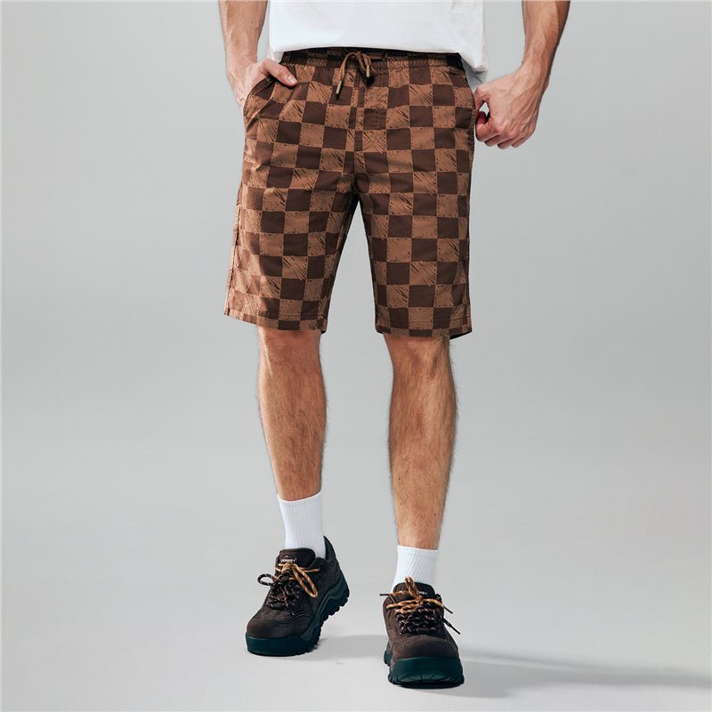 Giordano Men’s Slim Twill Bermuda Shorts with Elastic Waist - first_variant_option_2 Premium Shorts for Giordano