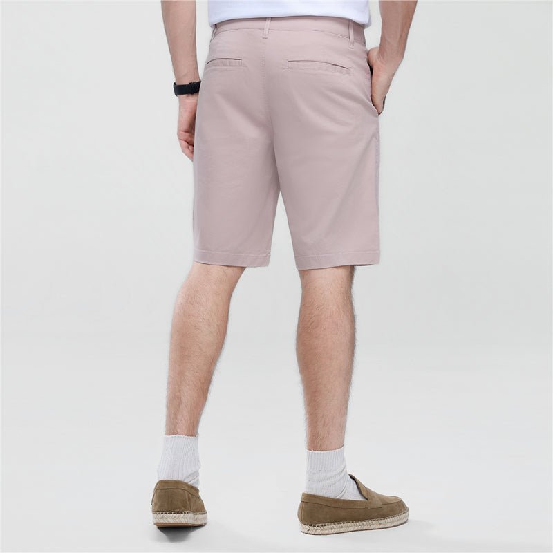 Giordano Men’s Slim Twill Bermuda Shorts with Stretch Waist - first_variant_option_2 Premium Shorts for Giordano