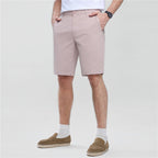 Giordano Men’s Slim Twill Bermuda Shorts with Stretch Waist - first_variant_option_2 Premium Shorts for Giordano