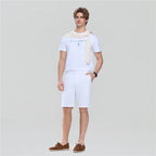 Giordano Men's Slim Twill Bermuda Shorts With Stretch Waist - first_variant_option_2 Premium Shorts for Giordano
