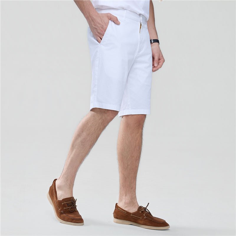 Giordano Men's Slim Twill Bermuda Shorts With Stretch Waist - first_variant_option_2 Premium Shorts for Giordano