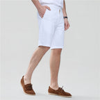 Giordano Men's Slim Twill Bermuda Shorts With Stretch Waist - first_variant_option_2 Premium Shorts for Giordano