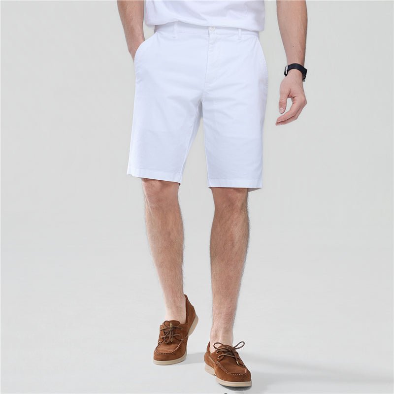 Giordano Men's Slim Twill Bermuda Shorts With Stretch Waist - first_variant_option_2 Premium Shorts for Giordano