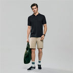 Giordano Men's Slim Waffle Knit Premium Polo - first_variant_option_2 Premium Polo for Giordano