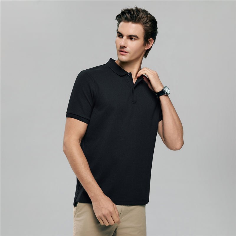 Giordano Men's Slim Waffle Knit Premium Polo - first_variant_option_2 Premium Polo for Giordano