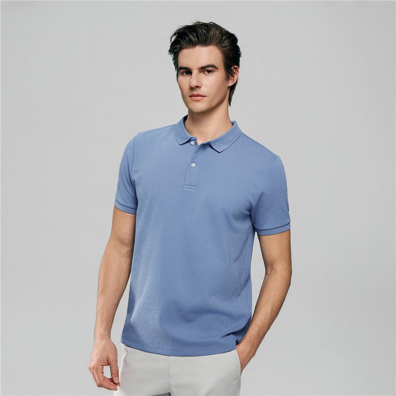Giordano Men's Slim Waffle Knit Premium Polo - first_variant_option_2 Premium Polo for Giordano