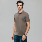 Giordano Men's Slim Waffle Knit Premium Polo - first_variant_option_2 Premium Polo for Giordano