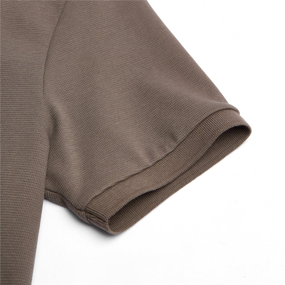 Giordano Men's Slim Waffle Knit Premium Polo - first_variant_option_2 Premium Polo for Giordano