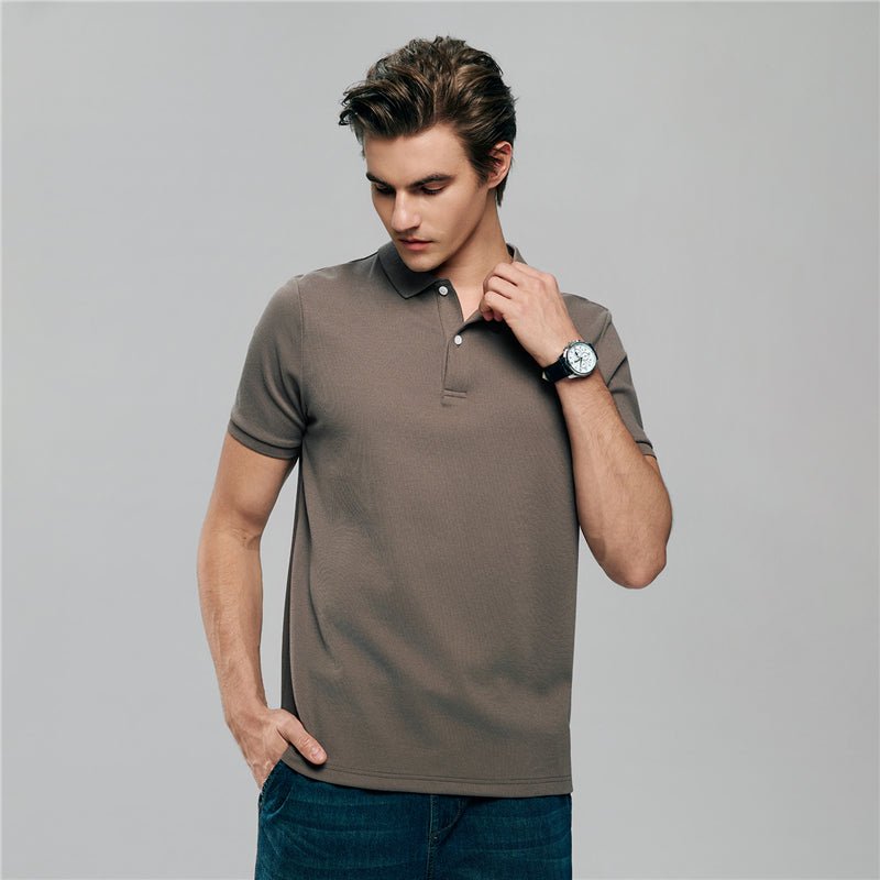 Giordano Men's Slim Waffle Knit Premium Polo - first_variant_option_2 Premium Polo for Giordano