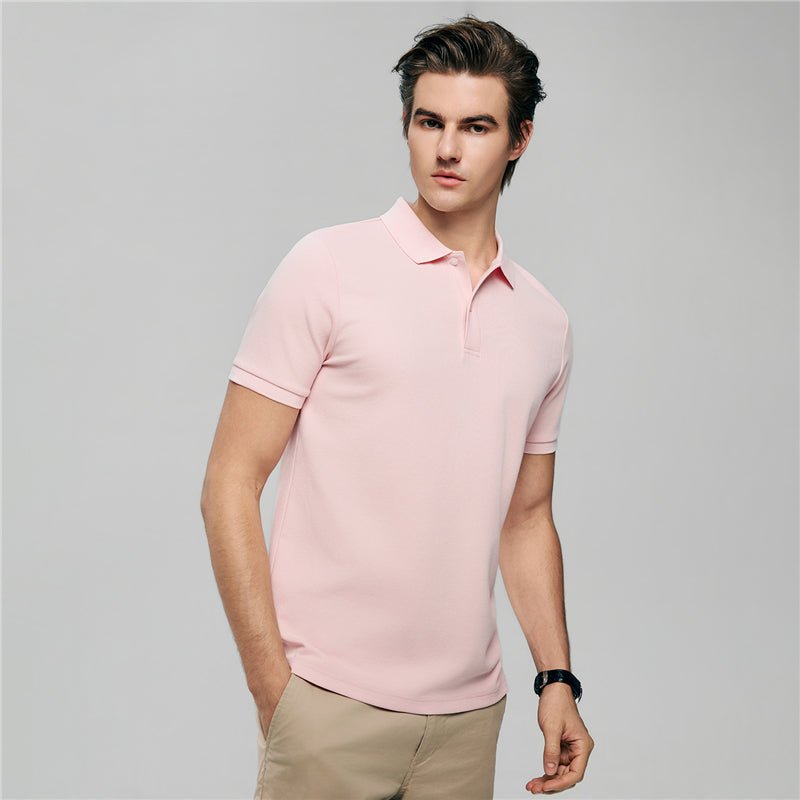 Giordano Men's Slim Waffle Knit Premium Polo - first_variant_option_2 Premium Polo for Giordano
