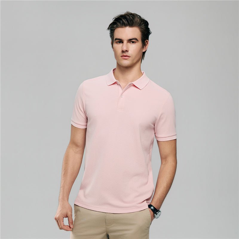 Giordano Men's Slim Waffle Knit Premium Polo - first_variant_option_2 Premium Polo for Giordano