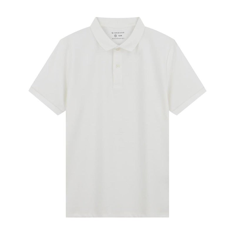 Giordano Men's Slim Waffle Knit Premium Polo - first_variant_option_2 Premium Polo for Giordano