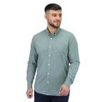 Giordano Men's Stretch Long Sleeve Slim Button Front Shirt - Premium Shirts