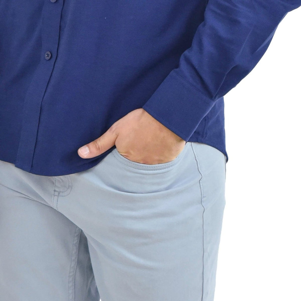 Giordano Men's Stretch Twill Khakis - Premium Pants