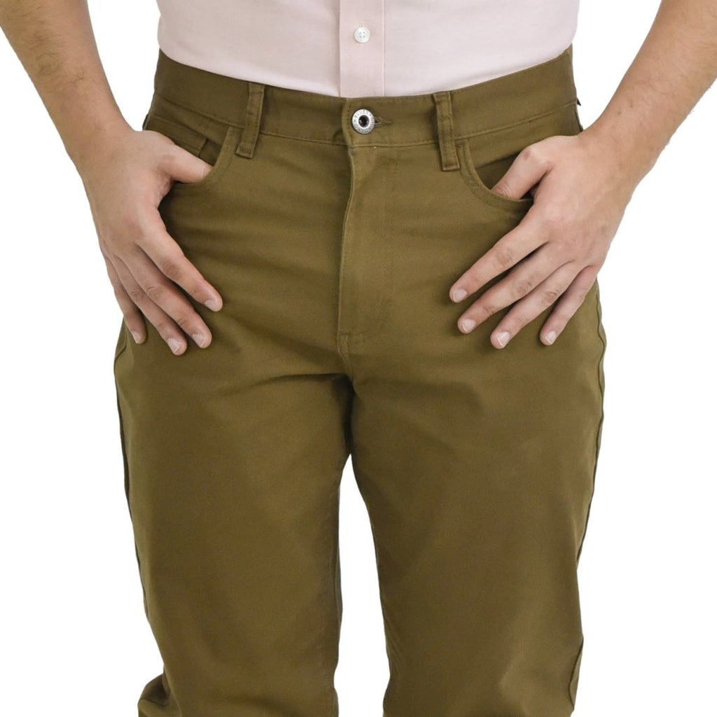 Giordano Men's Stretch Twill Khakis - Premium Pants
