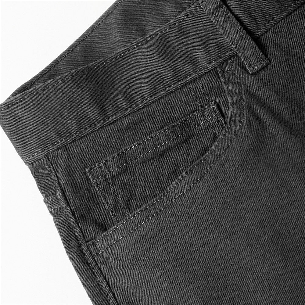 Giordano Men's Stretchy Mid Rise Khakis - Premium Pants