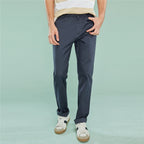 Giordano Men's Stretchy Mid Rise Khakis - Premium Pants