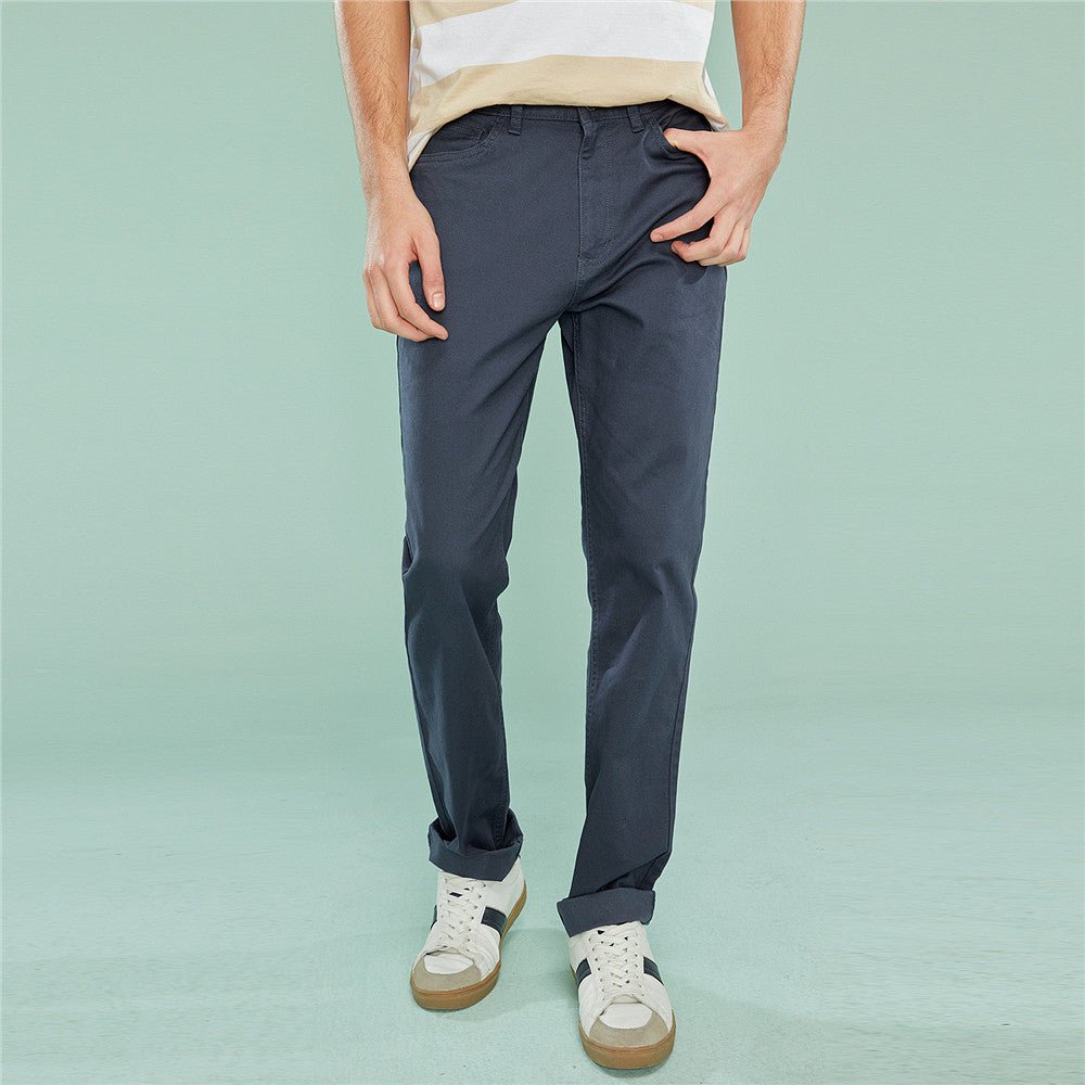 Giordano Men's Stretchy Mid Rise Khakis - Premium Pants
